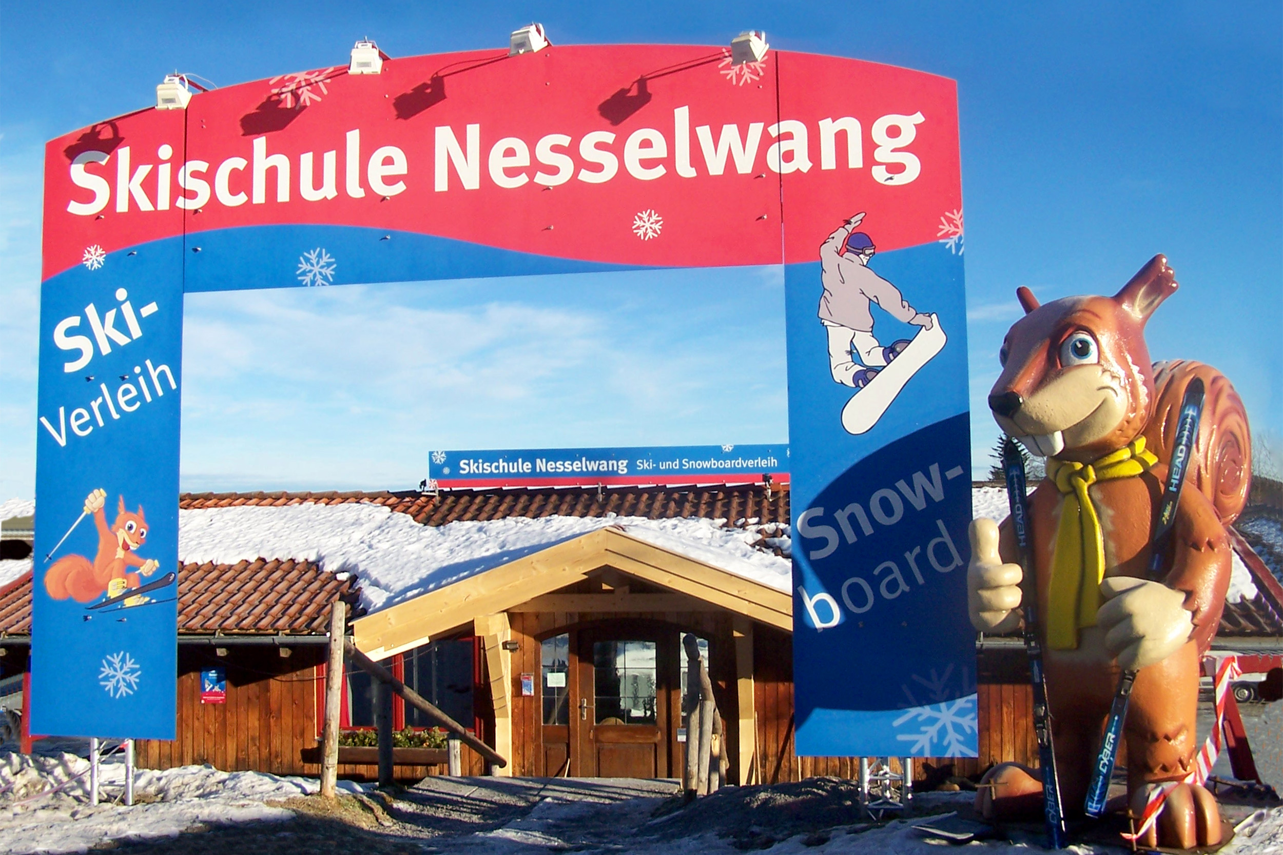 Skischule Nesselwang, Verleih von Skiausrüstungen, Snowboard und mehr