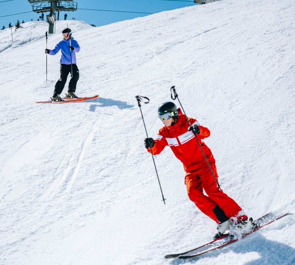 Privatunterricht Ski mit Übung